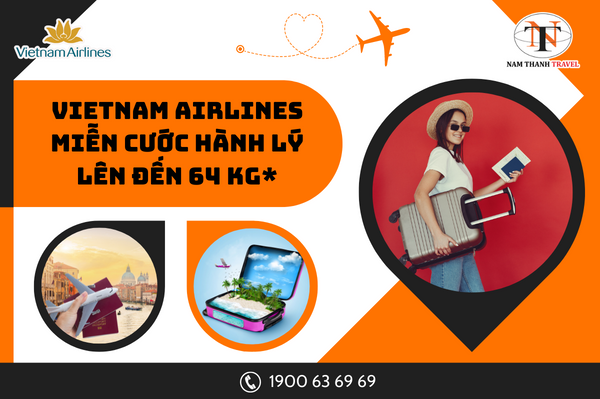 Vietnam Airlines tung chương trình " Tặng thêm 1 Kiện hành lý"